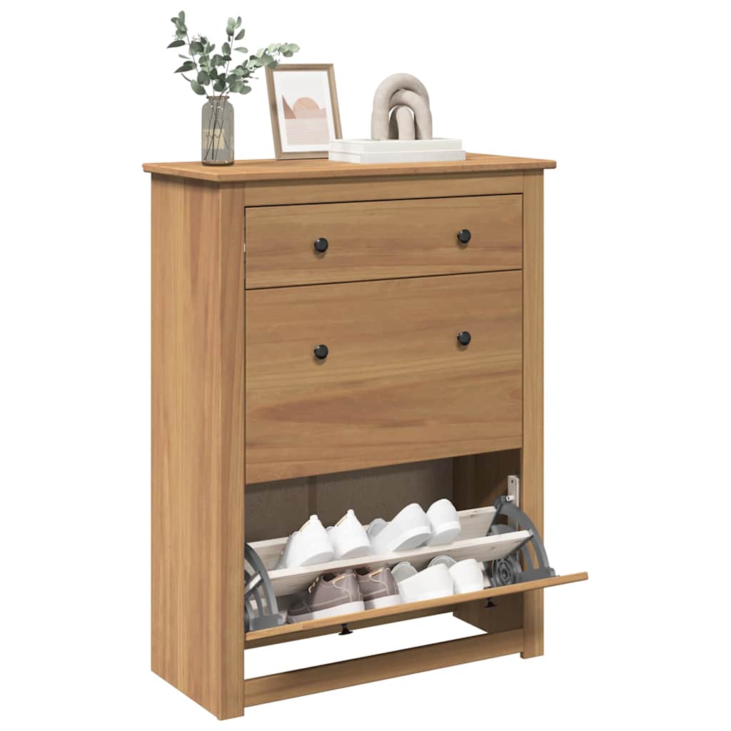Vidaxx Schuhschrank Panama 80x35x105 cm massives Kiefernholz