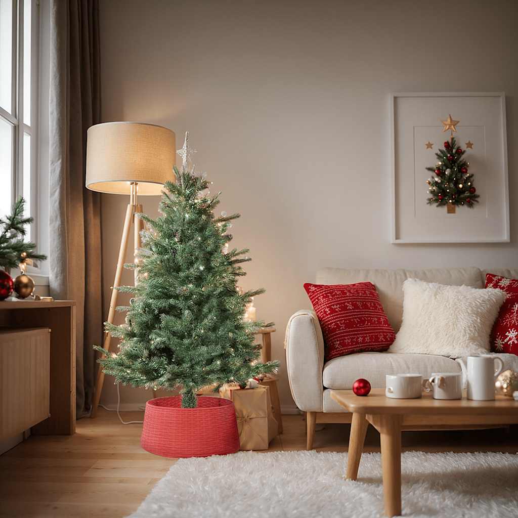 Vidaxx Weihnachtsbaumrock ø56x23 cm Kunststoff rot