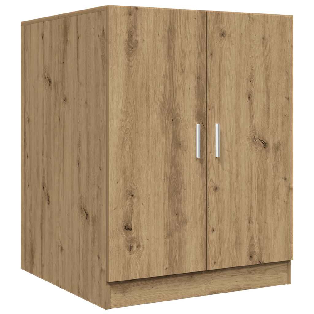 Vidaxl wasmachinekast 70,5x71,5x91,5 cm artisanaal eikenkleurig