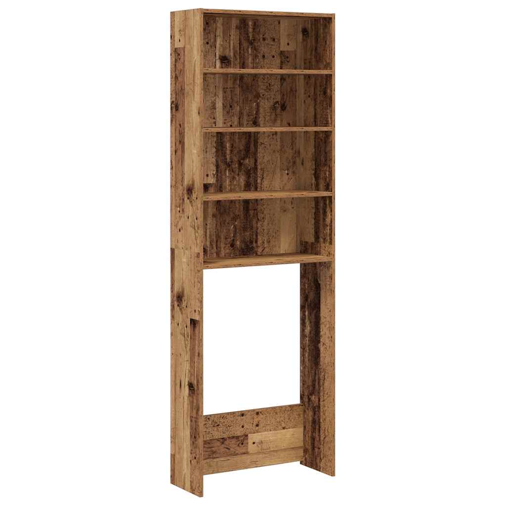 Vidaxx Waschmaschinenschrank 64x24x190 cm altholzfarben