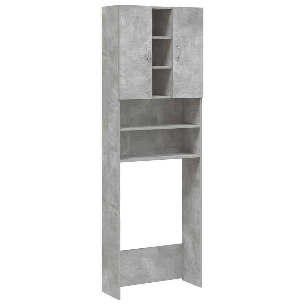 Vidaxx Waschmaschinenschrank 64x25,5x190 cm betongrau