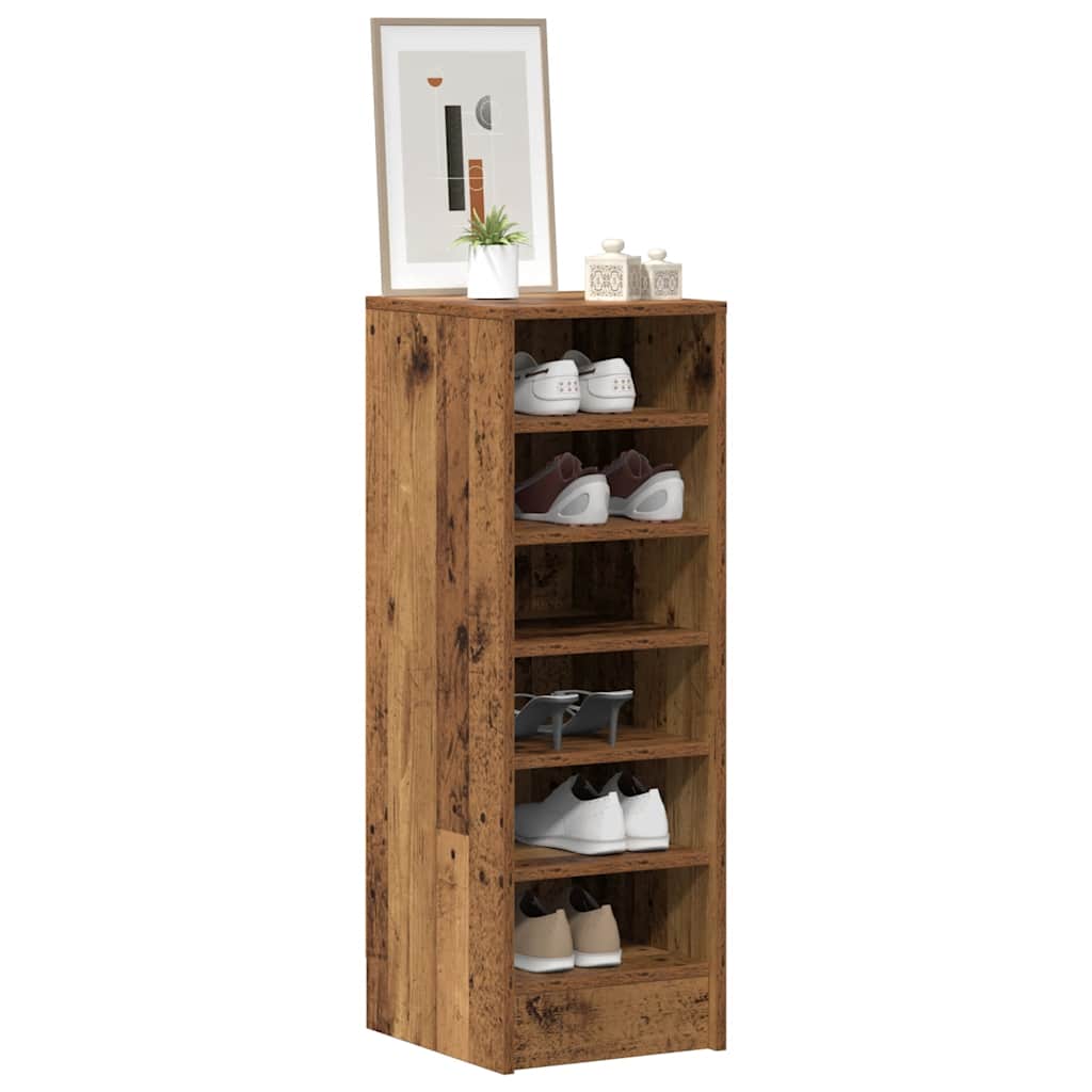 Vidaxx Schuhschrank 32x35x92 cm Fertigholz, altholzfarben