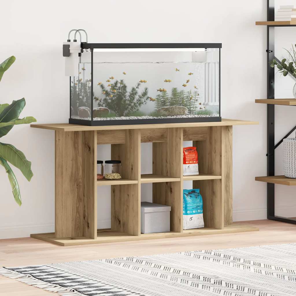 Vidaxx Aquarienständer 120 x 40 x 60 cm, handgefertigtes Holz, handgefertigte Eiche