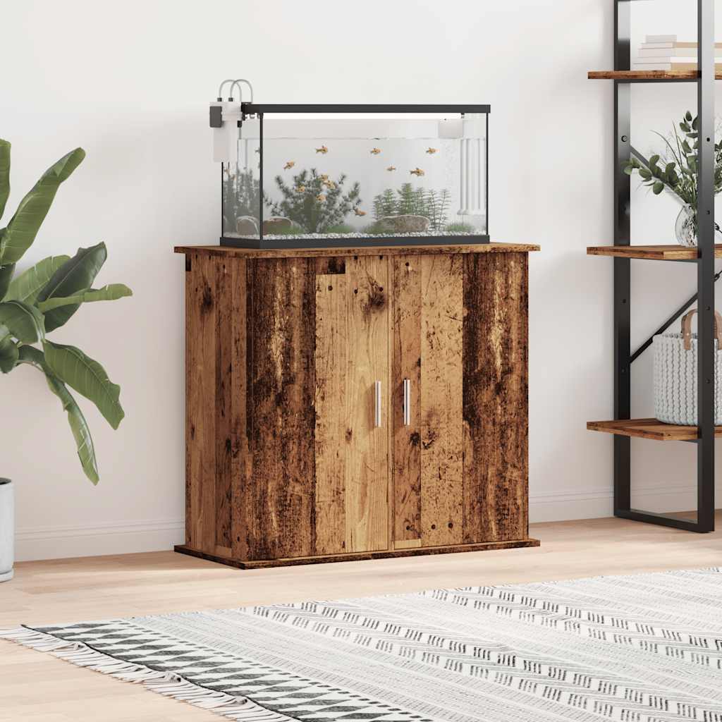 Vidaxx Aquarienständer 81x36x73 cm verarbeitetes Holz, altholzfarben