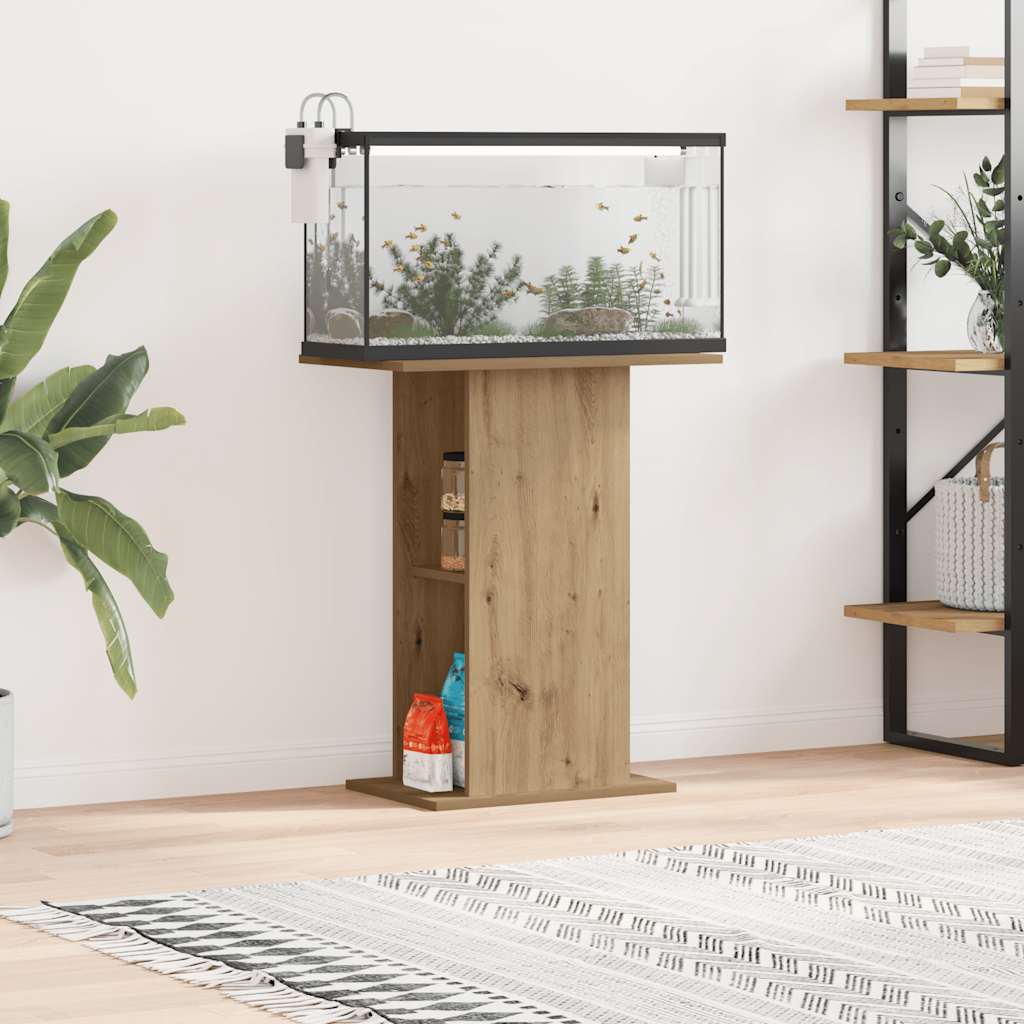 Vidaxx Aquarienständer 36 x 60,5 x 72,5 cm, handgefertigtes Holz, handgefertigte Eiche