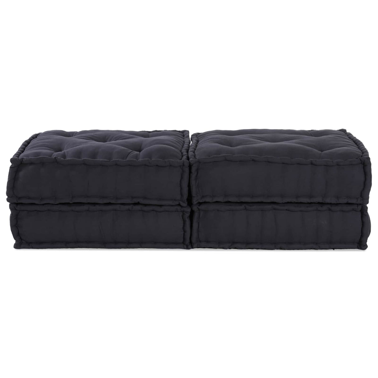 Vidaxl modulair bank 2 pcs antraciet 140 x 70 x 36 cm stof