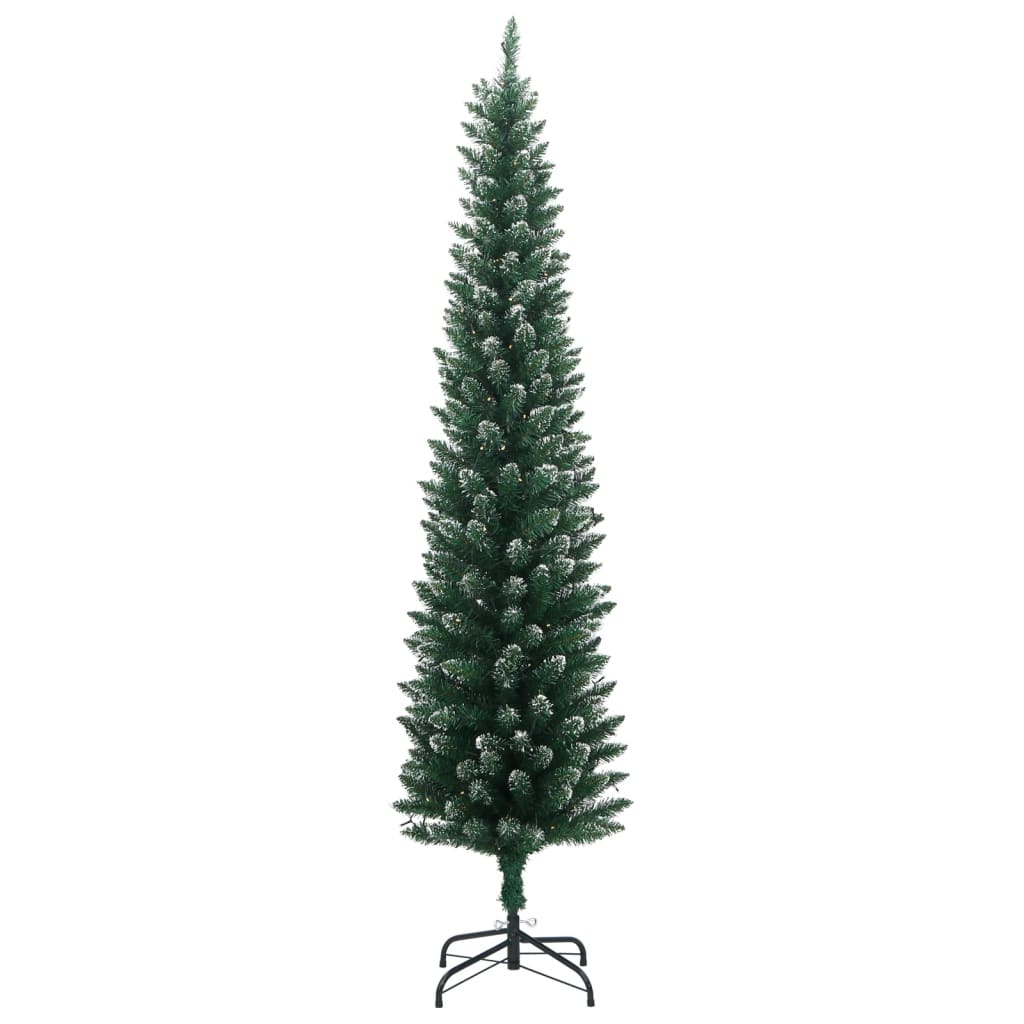 VidaXL Künstlicher Weihnachtsbaum schmal mit 300 LEDs 180 cm