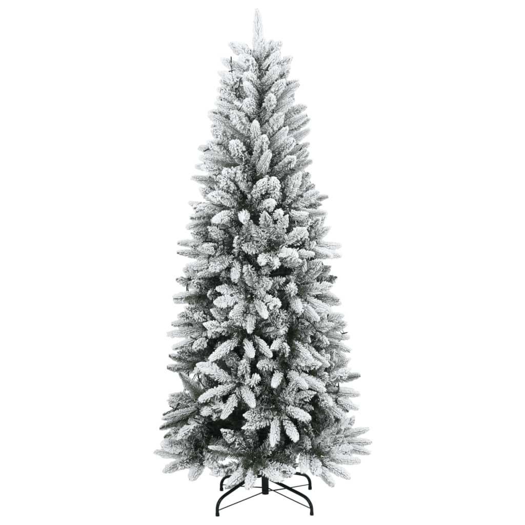 VidaXL Künstlicher Weihnachtsbaum mit 150 LEDs und Schnee 120 cm