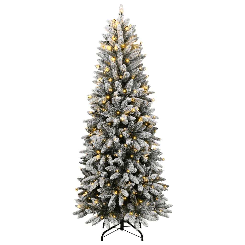 Vidaxl kunstkerstboom met 300 led's en sneeuw 240 cm