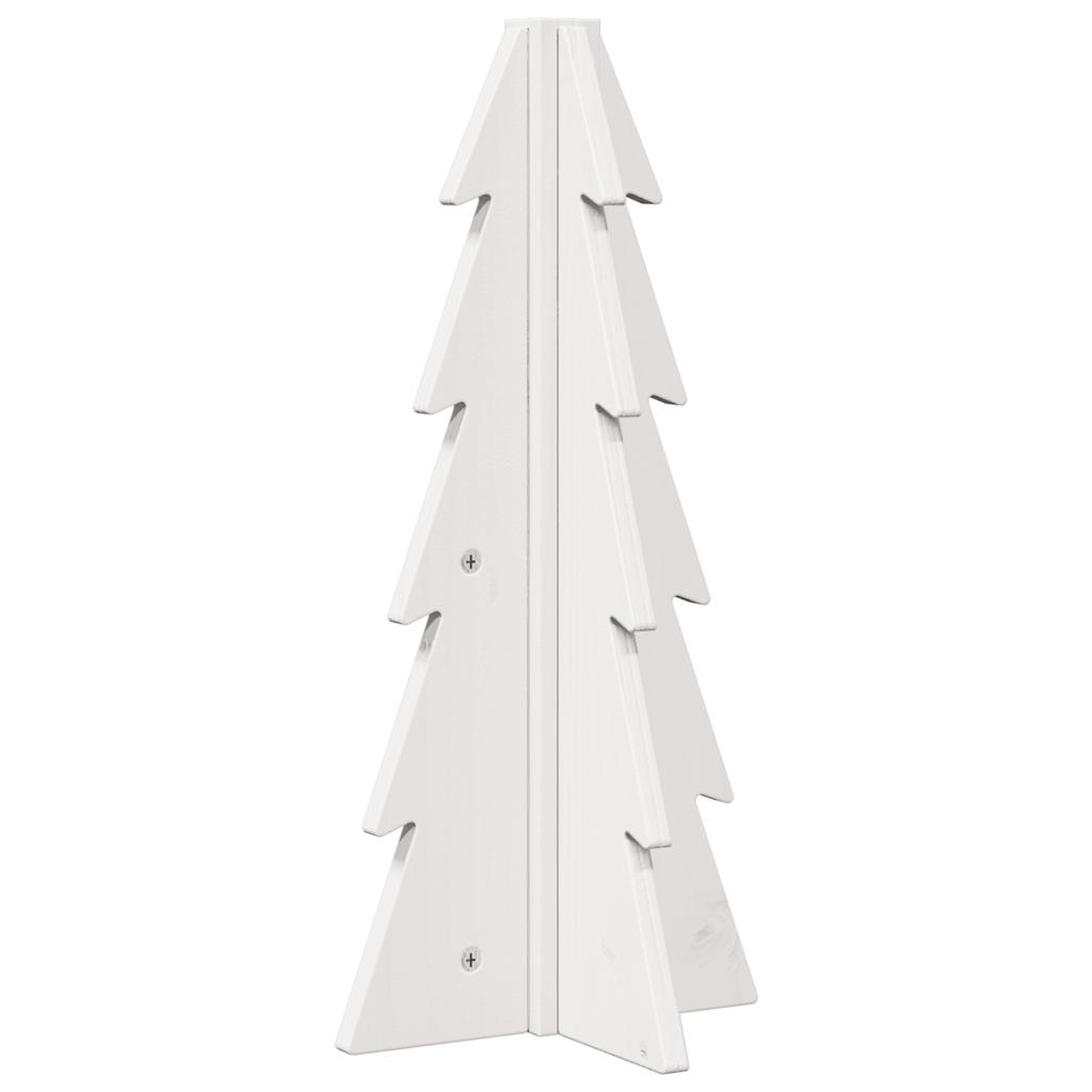 Vidaxx Weihnachtsdekoration Weihnachtsbaum 49 cm massives Kiefernholz weiß
