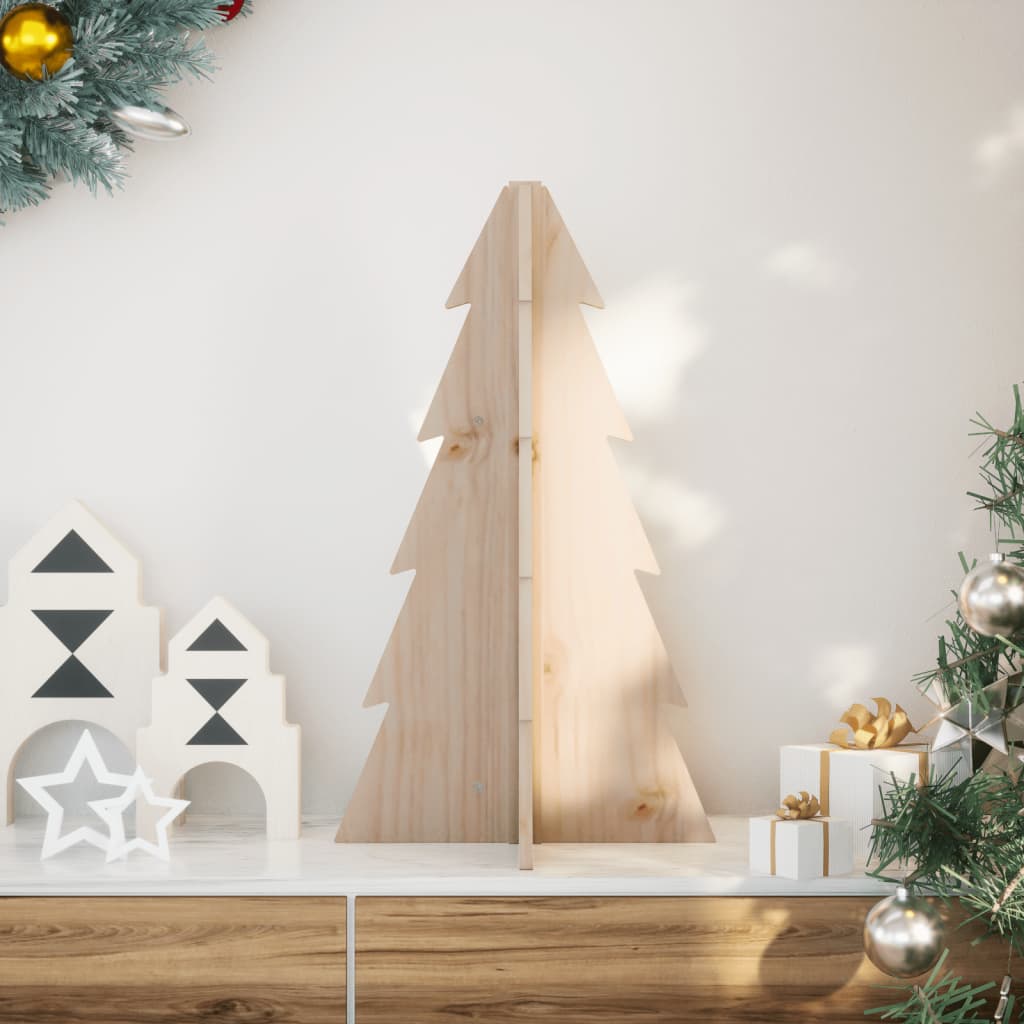 Vidaxx Weihnachtsdekoration Weihnachtsbaum 69,5 cm aus massivem Kiefernholz