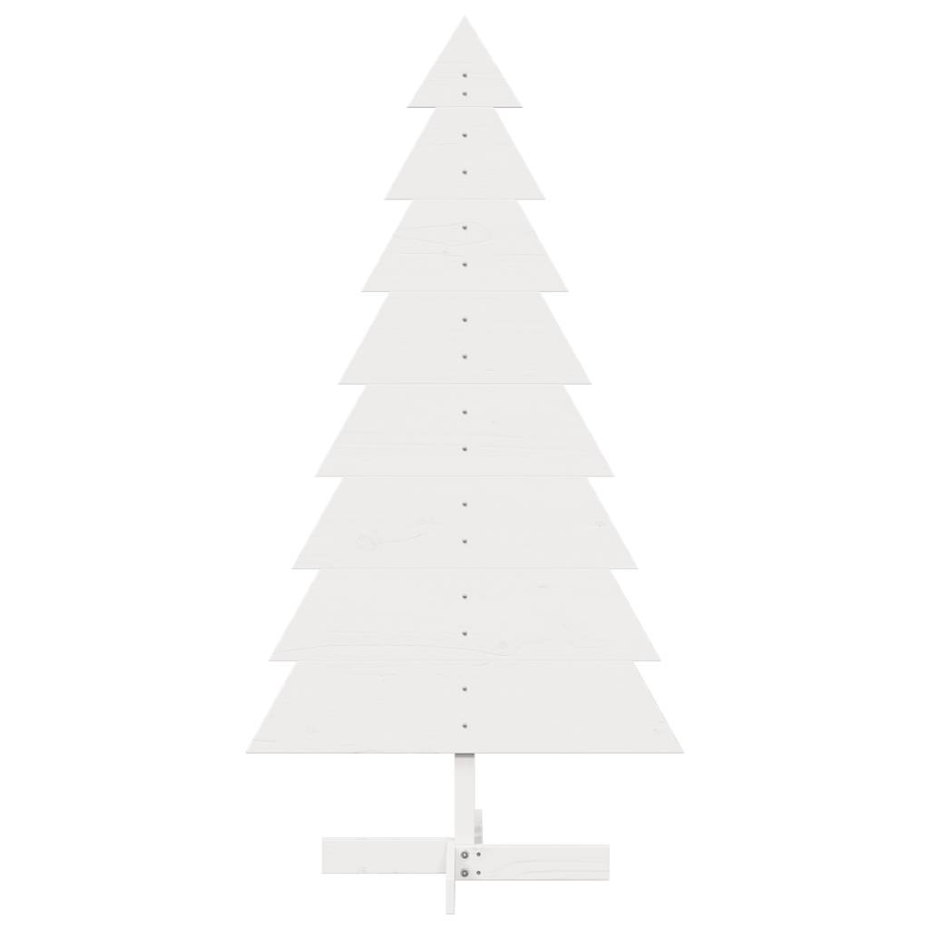 Vidaxx Weihnachtsdekoration Weihnachtsbaum 150 cm massives Kiefernholz weiß