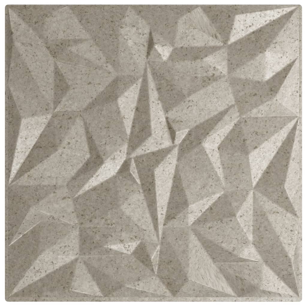 Vidaxx 48 Stück Wandpaneele Amethyst 12 m² 50x50 cm XPS-Beton