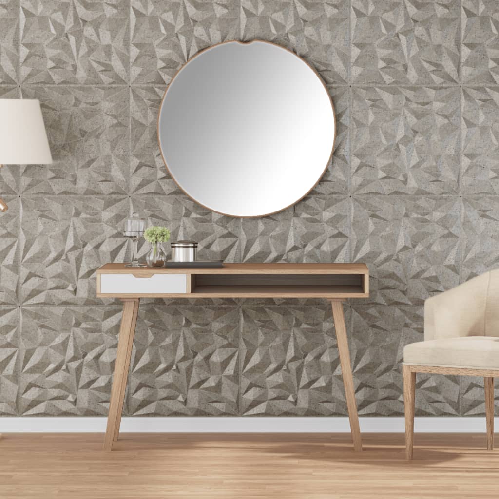 Vidaxx 48 Stück Wandpaneele Amethyst 12 m² 50x50 cm XPS-Beton
