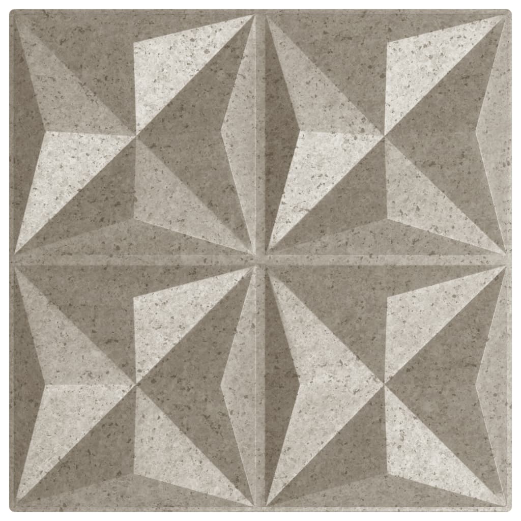 Vidaxx 48 Stück Wandpaneele Origami 12 m² 50x50 cm XPS-Beton