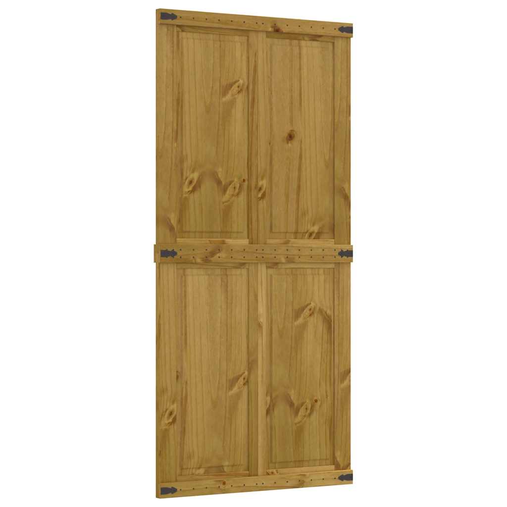 Vidaxx Schiebetür Corona 100x210 cm massives Kiefernholz