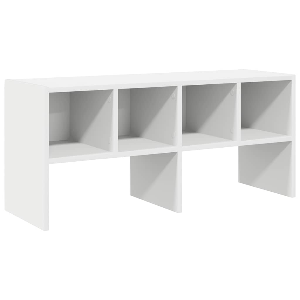 VidaXL Schuhregal stapelbar 89,5x30x40 cm weiß