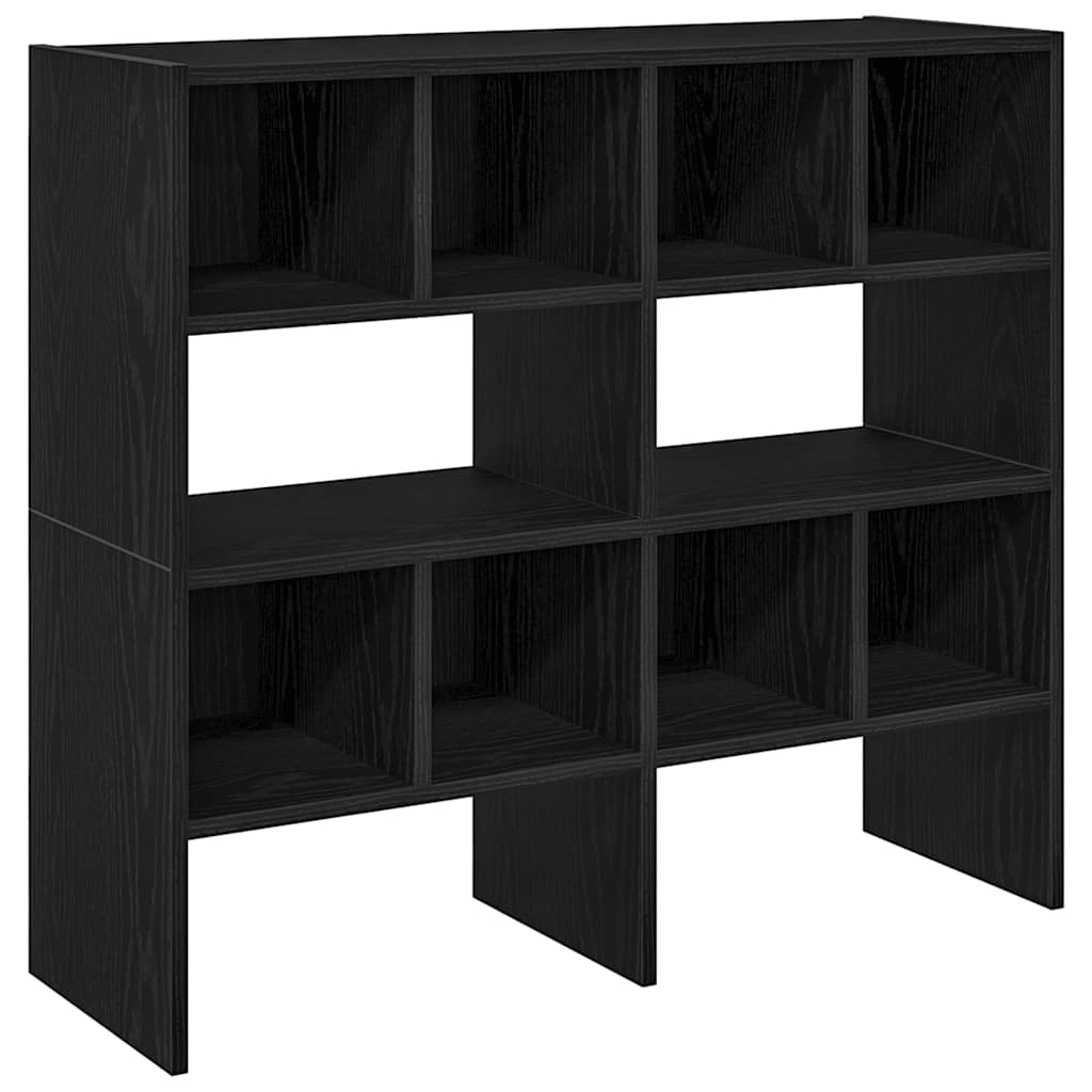 Vidaxx Schuhregale 2 Stück stapelbar 89,5x30x40 cm schwarze Eiche