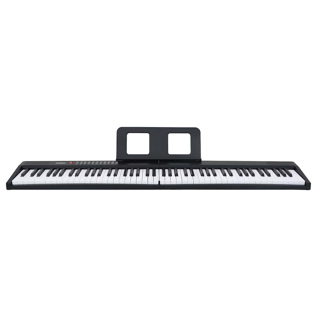 Vidaxxl 88-Tasten-Piano-Elektrotastatur mit Notenständer