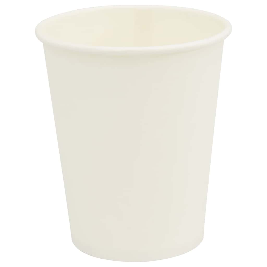 VidaXL Papierkaffeetassen 1000 Stück 8oz 200 ml weiß