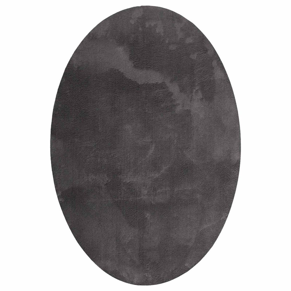 Vidaxl vloerkleden ovaal huarte antraciet 140 x 200 cm 100% polyester