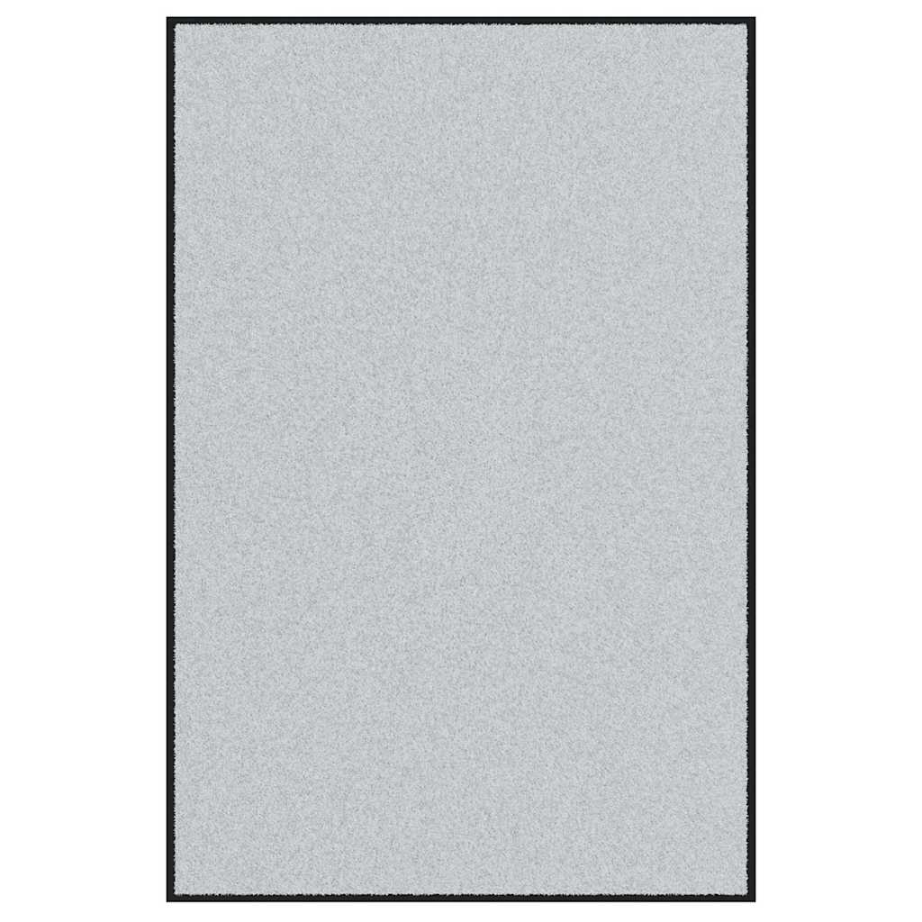 Vidaxl deurmat grijs en zwart 120 x 180 cm polypropyleen en vinyl
