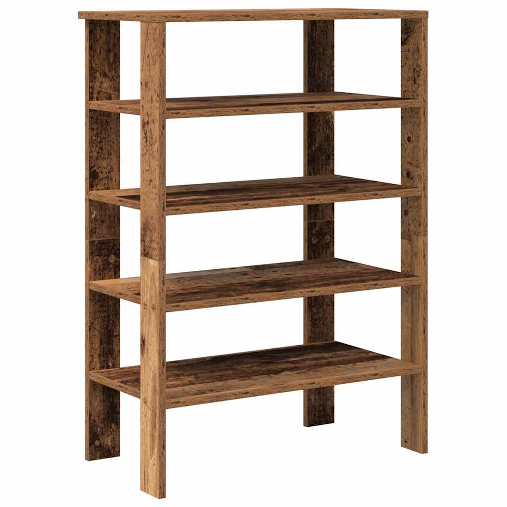 Vidaxx Schuhregal 61x32x87,5 cm verarbeitetes Holz, altholzfarben