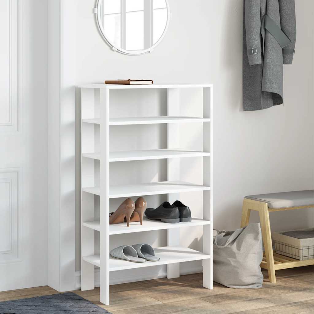 Vidaxx Schuhregal 61x32x105 cm lackiertes Holz weiß