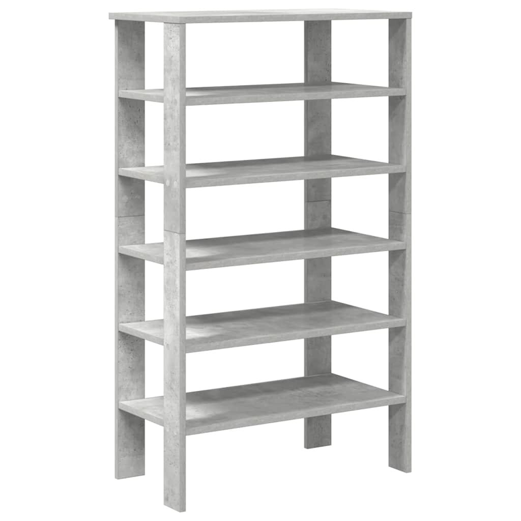 Vidaxx Schuhregal 61x32x105 cm Holzwerkstoff Betongrau