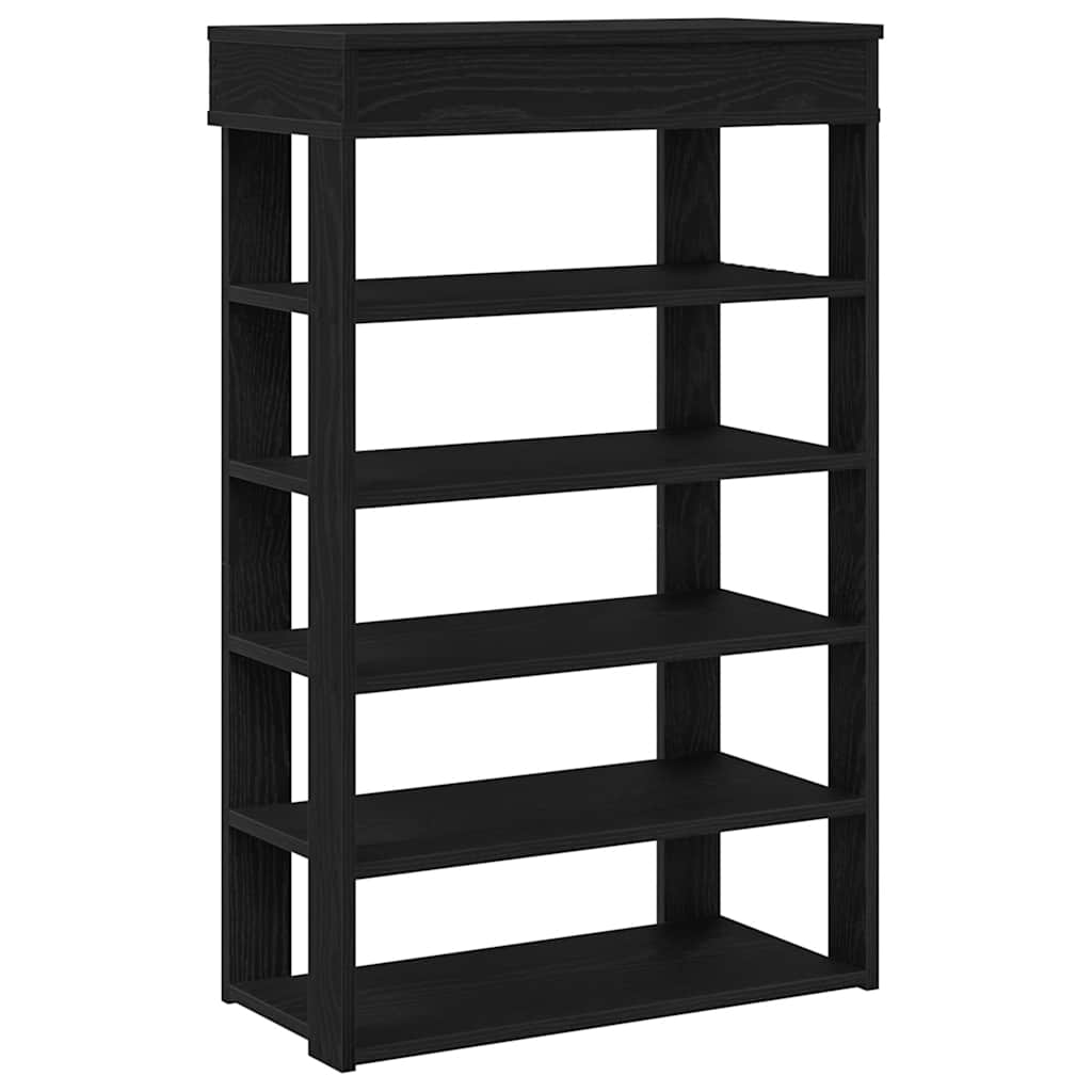 Vidaxx Schuhregal 60x30x98 cm lackiertes Holz schwarz