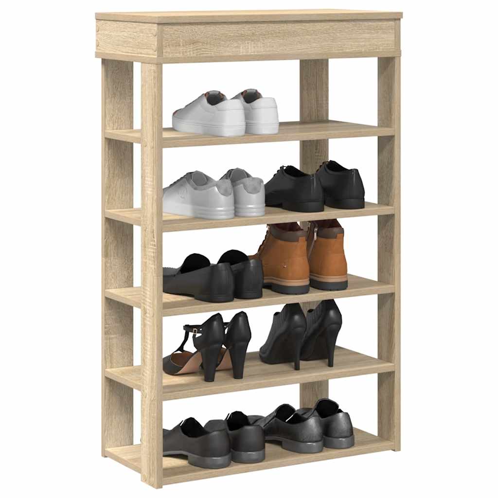 Vidaxx Schuhregal 60x30x98 cm Holzwerkstoff Sonoma-Eiche-farbig