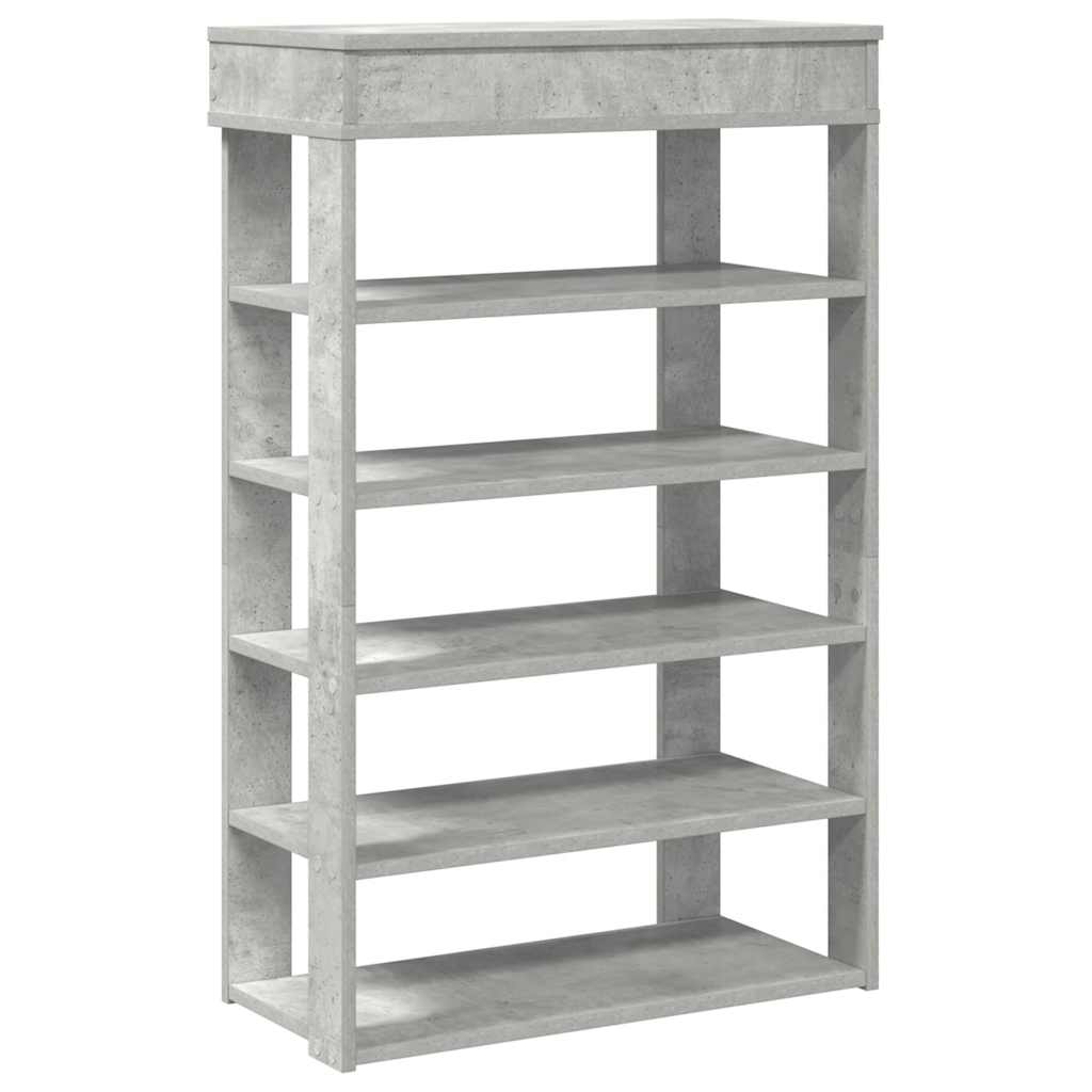 Vidaxx Schuhregal 60x30x98 cm Holzwerkstoff Betongrau