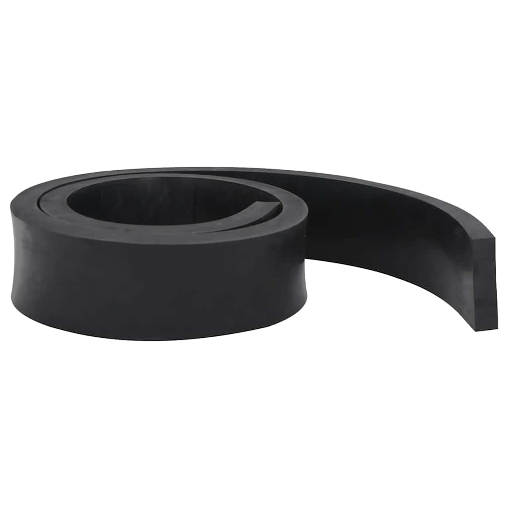 Vidaxxl Gummikante für Schneepflug 180x10x2 cm schwarz