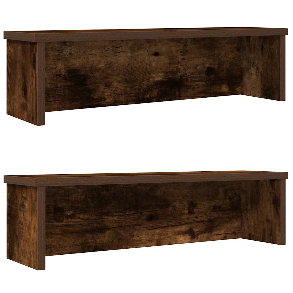 Vidaxx Küchenregale stapelbar 2 Stück 60x15x16 cm Räuchereiche