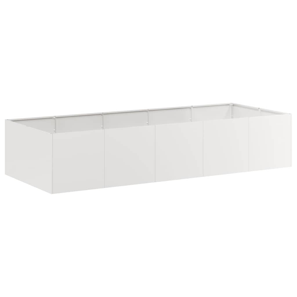 Vidaxl plantenbak 200x80x40 cm roestvrij staal