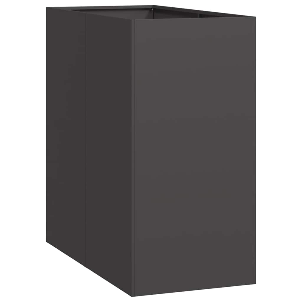 Vidaxl plantenbak 40x80x80 cm staal zwart