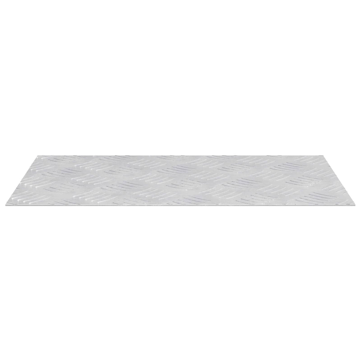 Vidaxl trap tread rechthoekig 2 pcs zilver 50 x 30 cm aluminium