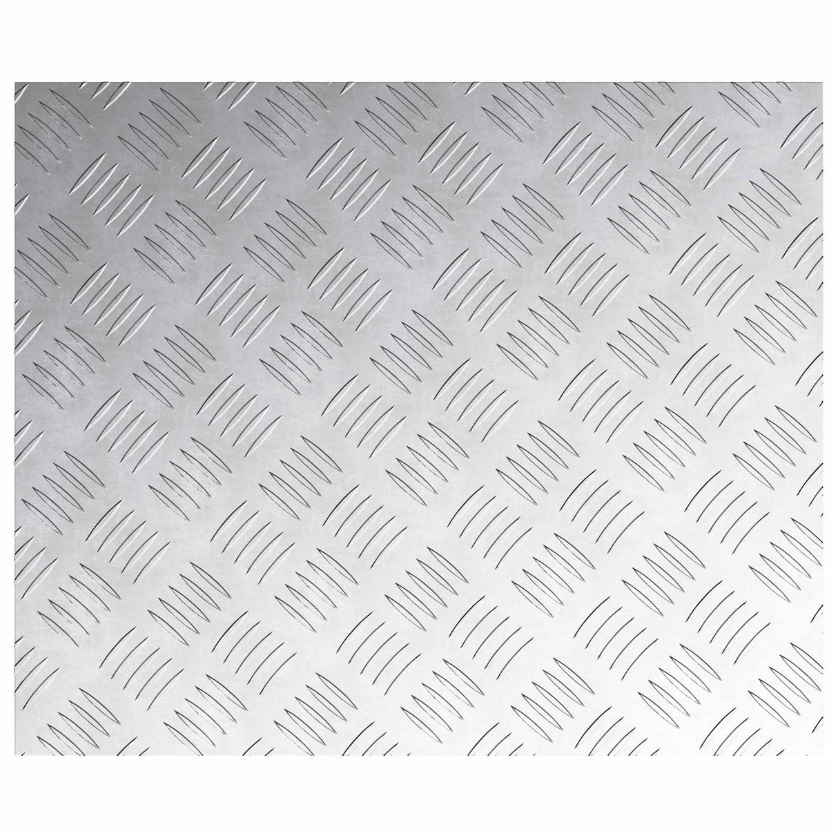 Vidaxl trap tread rechthoekig 4 pcs zilver 60 x 50 cm aluminium
