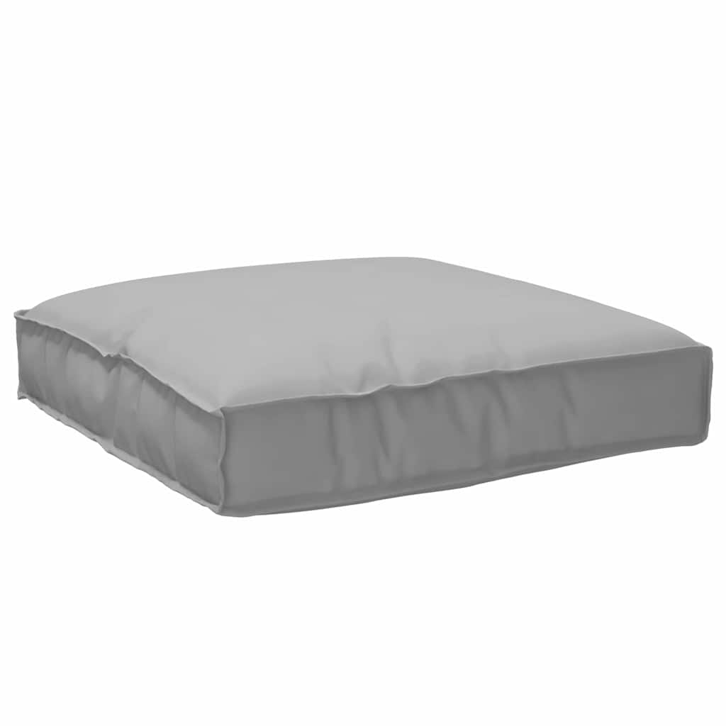Vidaxl kussen grijs 80 x 80 x 12 cm oxford stof