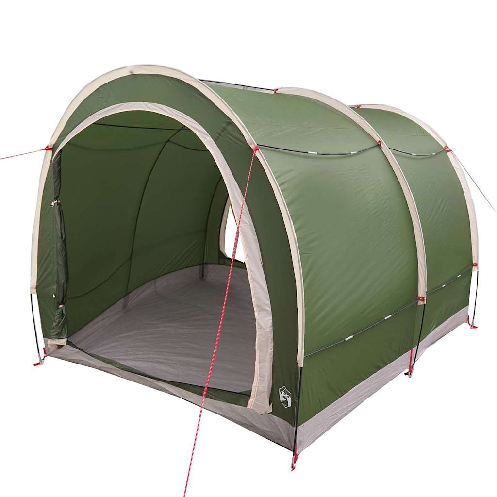 Vidaxl fietstent met dak met opslag groen 256 x 222 x 182 cm