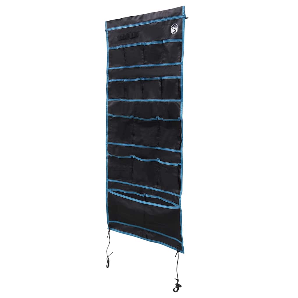 Vidaxl opslagzak met opslag zwart en blauw 125 x 48 cm oxford