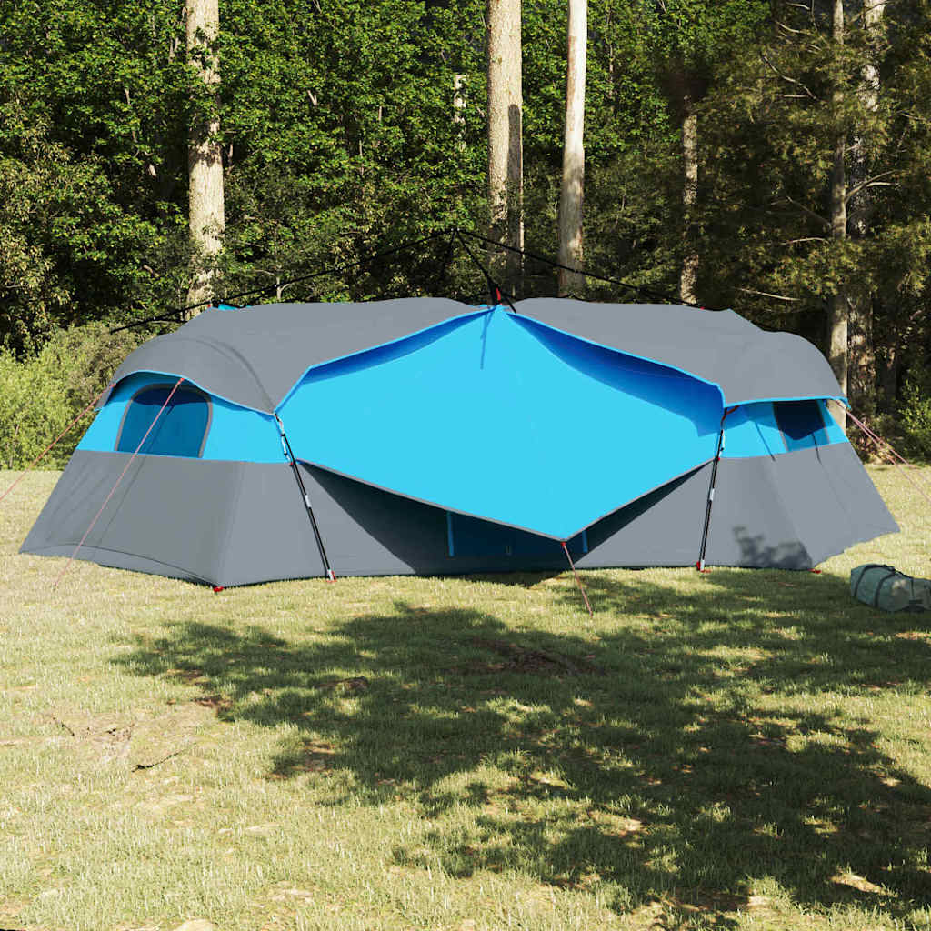 Vidaxl binnentent met dak met opslag blauw 520 x 520 x 190 cm taft