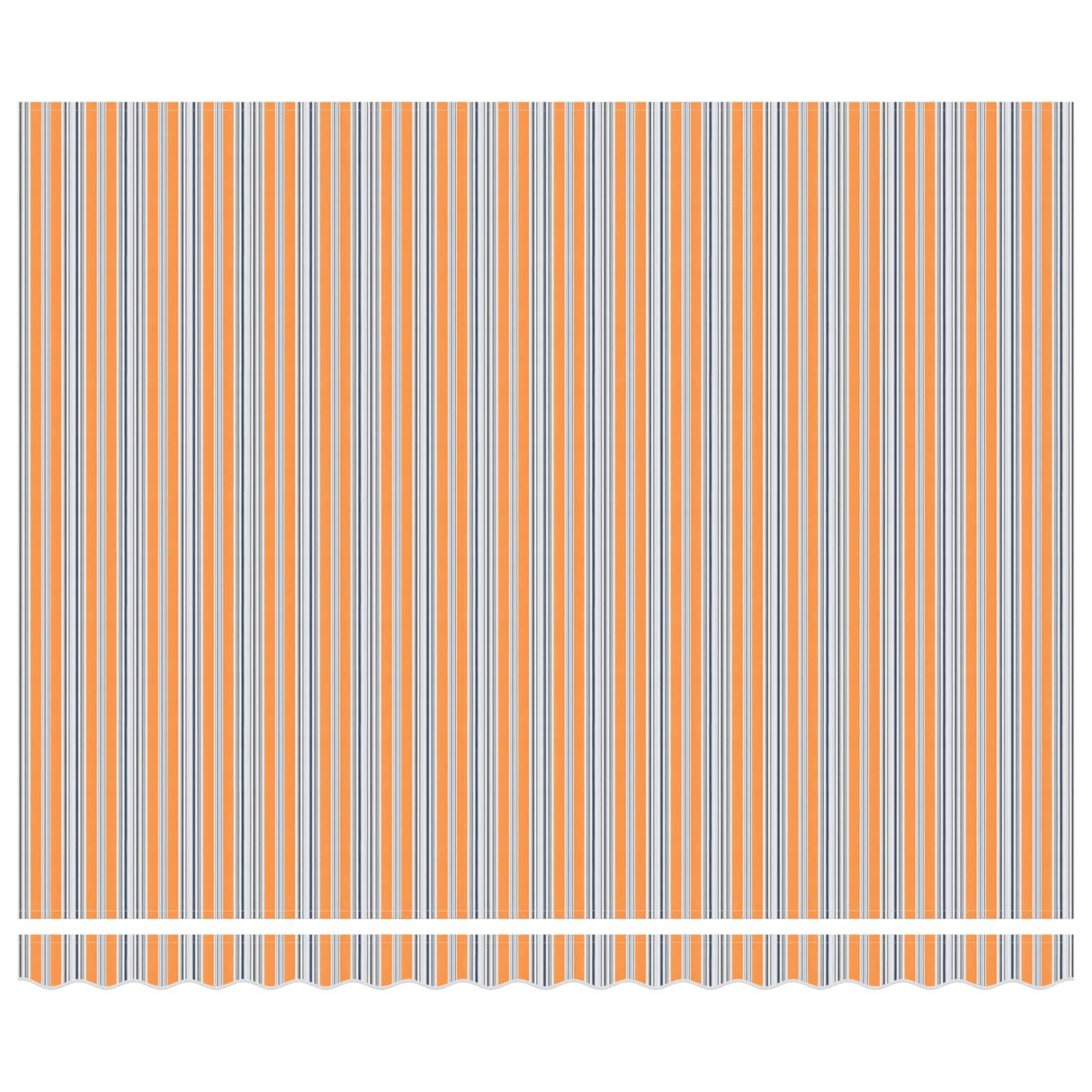 Vidaxl inklapbaar zonnescherm blauw en oranje 400 × 300 cm
