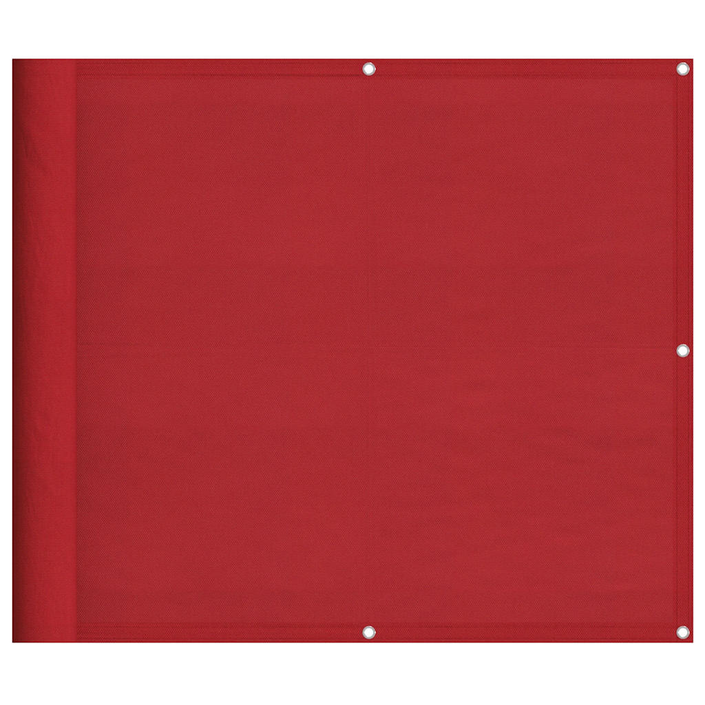 Vidaxl balkonscherm rood 90x800 cm 100% polyester oxford