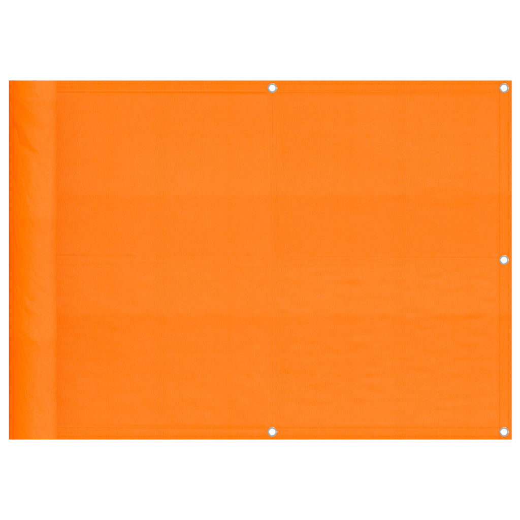 Vidaxl balkonscherm oranje 75x700 cm 100% polyester oxford