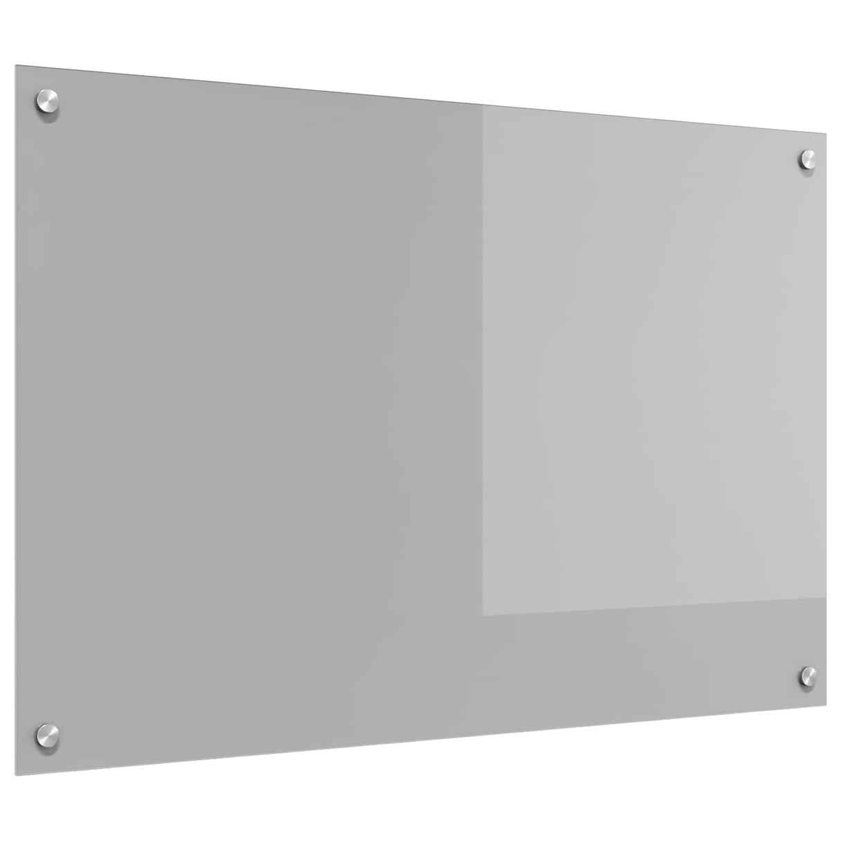 Vidaxl keuken spatscherm lichtgrijs 90 x 60 cm gehard glas