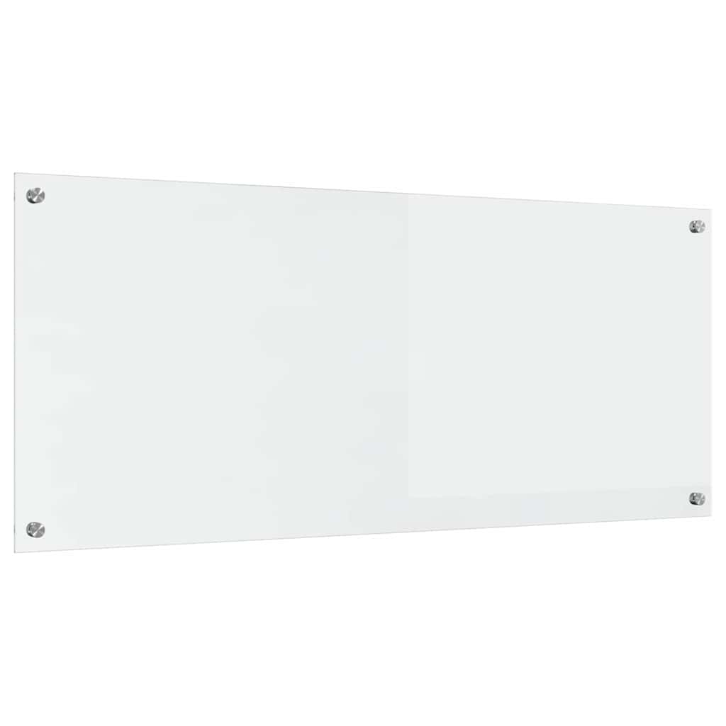 Vidaxl keuken spatscherm doorzichtig 120 x 50 cm gehard glas