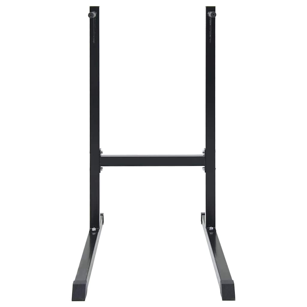 Vidaxl dip station zwart 103.5 x 66.5 x 121.5 cm gepoedercoat staal