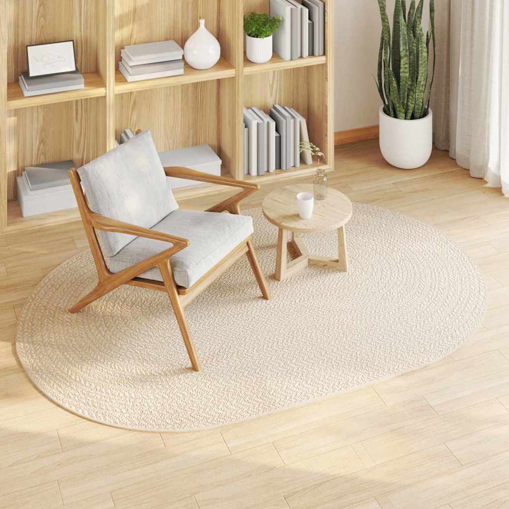 Vidaxl vloerkleed zizur crème 200 x 140 cm polypropyleen