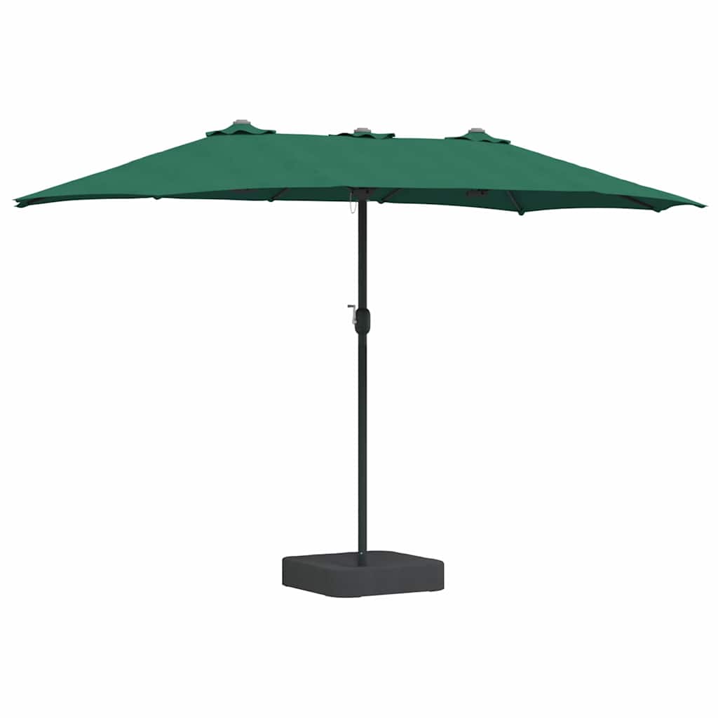 Vidaxl tuinparasol groen 385 x 209 x 244 cm polyester en staal